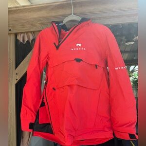 Montec Red Waterproof Anorak Jacket